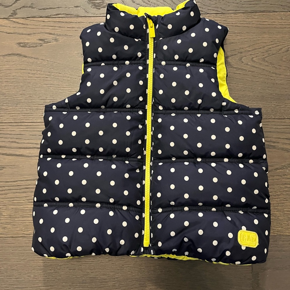 Gap navy girls spring vest sz 4 NWT retail $110